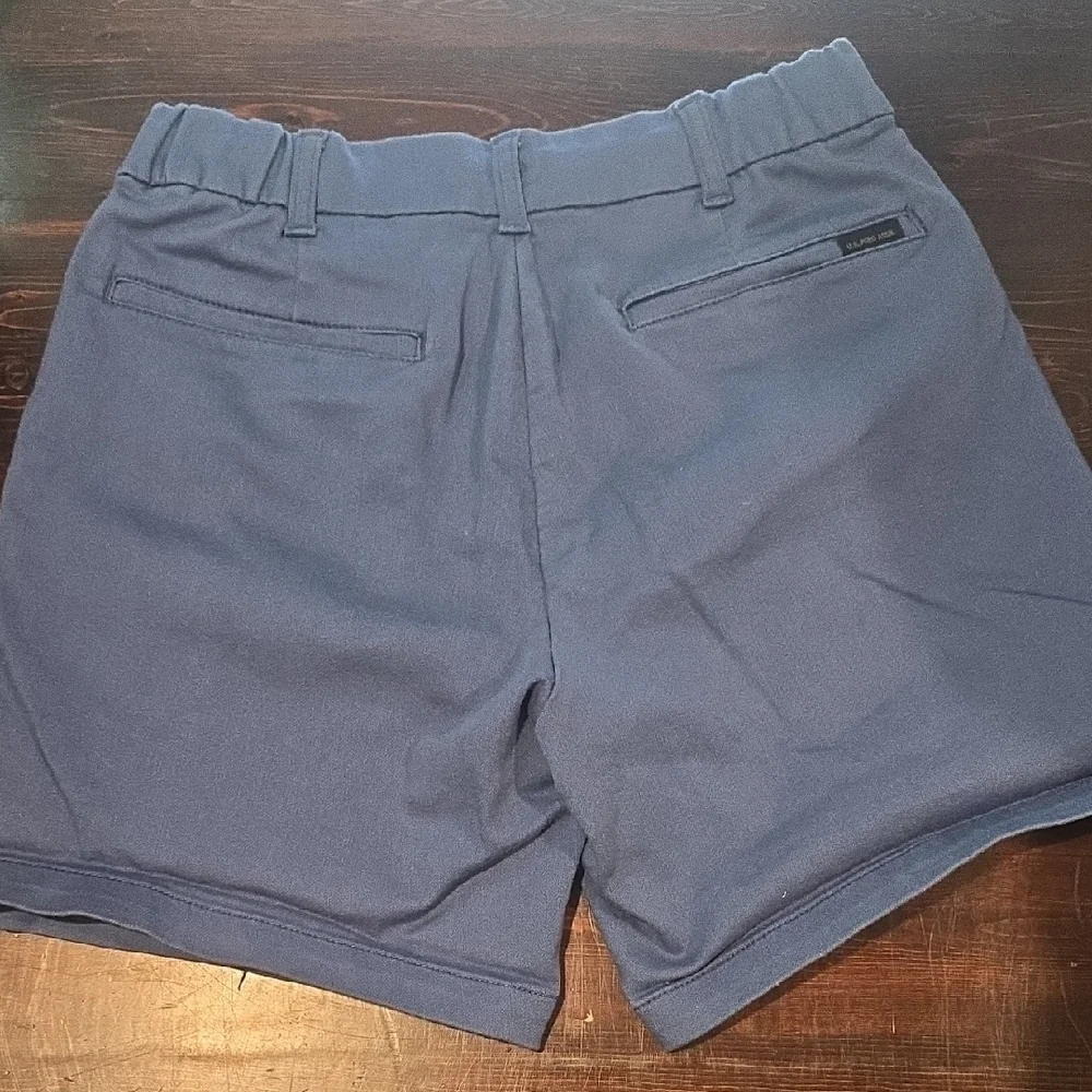 U.S. Polo Assn. Men's Stretch Twill Shorts - Blue - Size Medium